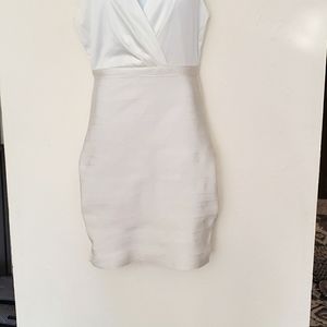 White bandage dress Sz M